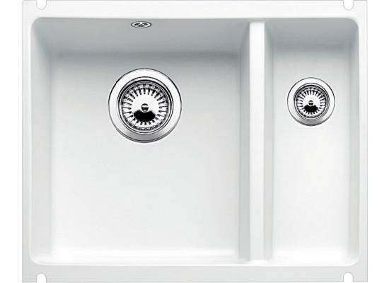 Zlew ceramiczny BLANCO SUBLINE 350/150-U biały połysk (korek manual InFino) (514522)