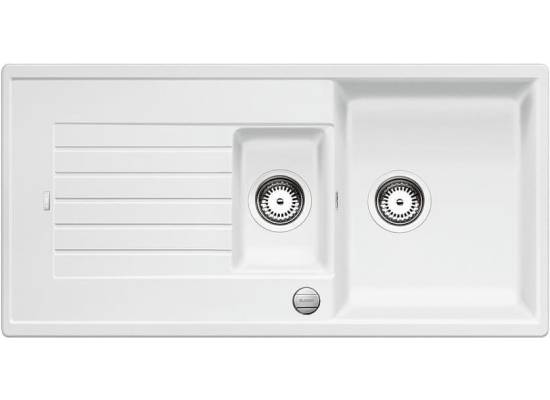 Zlew BLANCO ZIA 6S BIAŁY korek auto (514734) *** zamów wycięcie otworów GRATIS ***