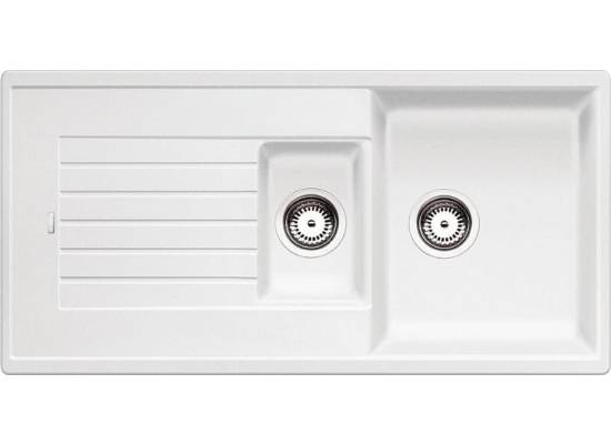 Zlew BLANCO ZIA 6S BIAŁY korek manual (514742) *** zamów wycięcie otworów GRATIS ***