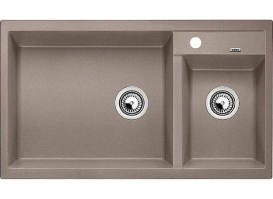 Zlew BLANCO METRA 9 TARTUFO (korek manual) (517364) *** zamów wycięcie otworów GRATIS ***