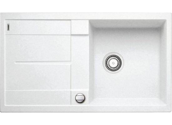 Zlew BLANCO METRA 5S-F BIAŁY (korek auto) (519099) *** zamów wycięcie otworów GRATIS ***