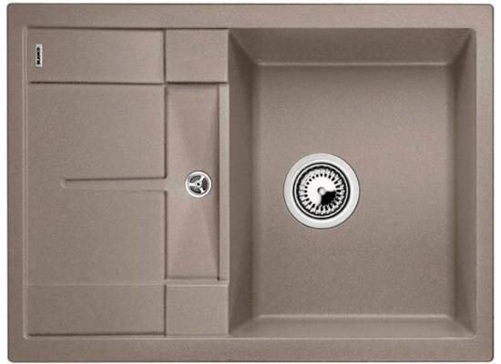 Zlew BLANCO METRA 45S COMPACT TARTUFO (korek manual) (519569) *** zamów wycięcie otworów GRATIS ***