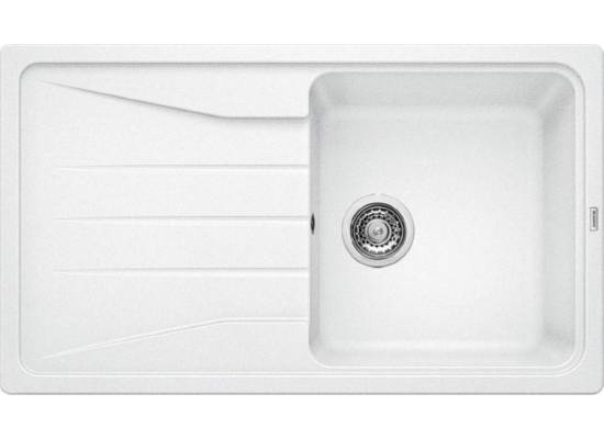 Zlew BLANCO SONA 5S BIAŁY (korek manual) (519674) *** zamów wycięcie otworów GRATIS ***