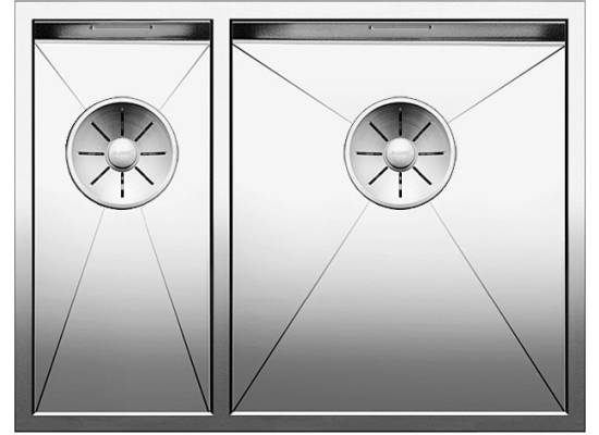 Zlew BLANCO ZEROX 340/180-U komora prawa (korek manual InFino) 521614