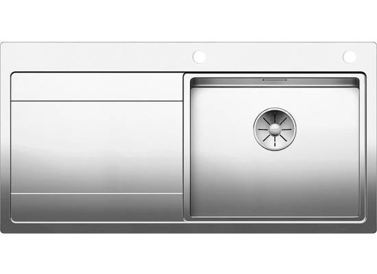 Zlew BLANCO DIVON II 5S-IF stal szlachetna prawa komora (korek auto InFino) 521660 *** zamów wycięcie otworów GRATIS ***