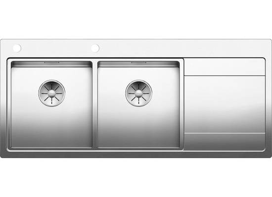 Zlew BLANCO DIVON II 8S-IF stal szlachetna lewa komora (korek auto InFino) (521664) *** zamów wycięcie otworów GRATIS ***