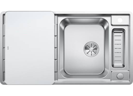 Zlew BLANCO AXIS III 5S-IF (korek auto InFino) (522103) *** zamów wycięcie otworów GRATIS ***