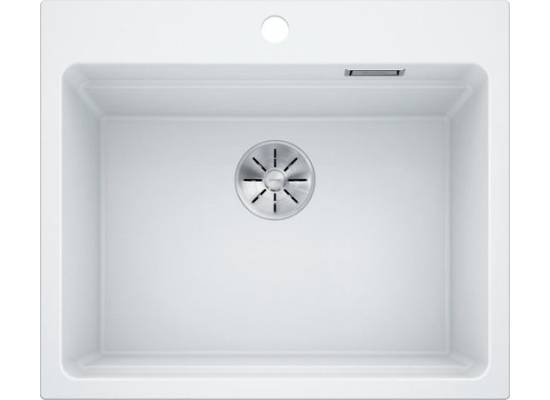 Zlew BLANCO ETAGON 6 biały (korek manual InFino + szyny) (524543) *** zamów wycięcie otworów GRATIS ***