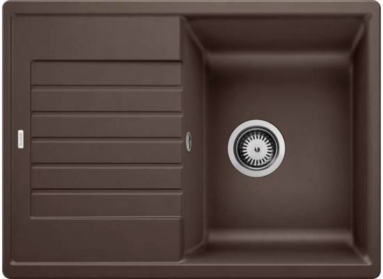 Zlew BLANCO ZIA 45S COMPACT kawowy (korek manualny) (524730) *** zamów wycięcie otworów GRATIS ***