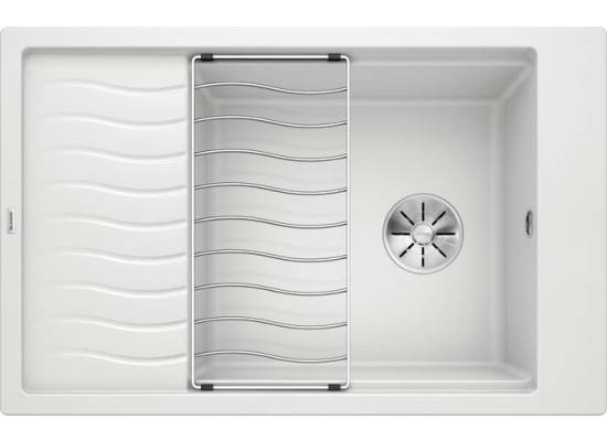 Zlew BLANCO ELON XL 6S biały (korek manual InFino + kratka ociekowa) (524848) *** zamów wycięcie otworów GRATIS ***