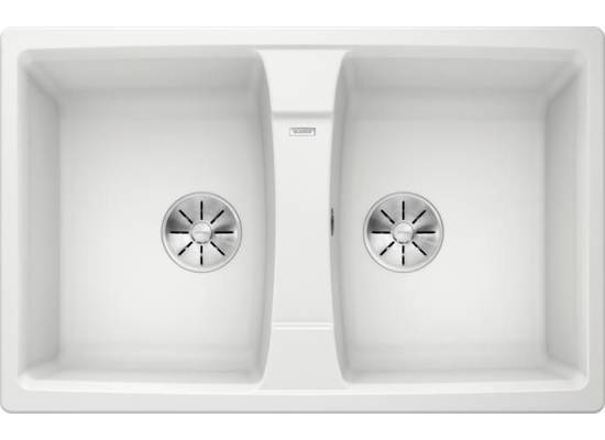 Zlew BLANCO LEXA 8 biały (korek manual InFino) (524964) *** zamów wycięcie otworów GRATIS ***