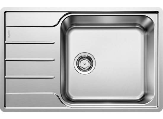 Zlew BLANCO LEMIS XL 6S-IF COMPACT stal szczotkowana (korek MANUAL) (525111) *** zamów wycięcie otworów GRATIS ***