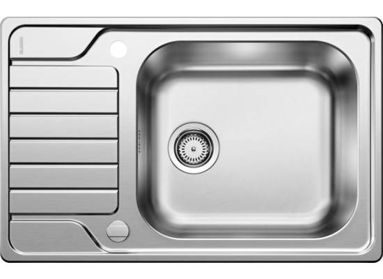 Zlew BLANCO DINAS XL 6S COMPACT stal szczotkowana (korek auto) (525120) *** zamów wycięcie otworów GRATIS ***