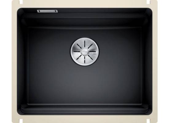 Zlew ceramiczny BLANCO ETAGON 500-U Czarny, InFino | Ceramika PuraPlus (525155)