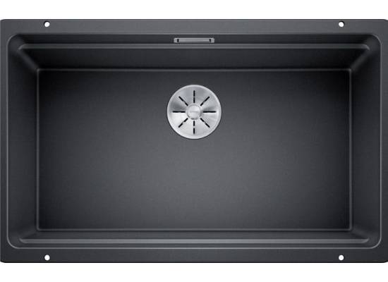 Zlew BLANCO ETAGON 700-U PuraDur Antracyt, InFino, szyny (525167)