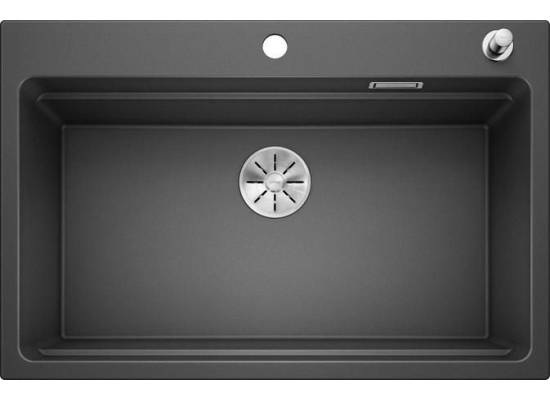 Zlew BLANCO ETAGON 8 antracyt (korek auto InFino + szyny) (525177) *** zamów wycięcie otworów GRATIS ***