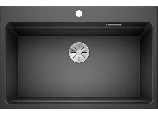 Zlew BLANCO ETAGON 8 antracyt (korek manual InFino + szyny) (525187) *** zamów wycięcie otworów GRATIS ***
