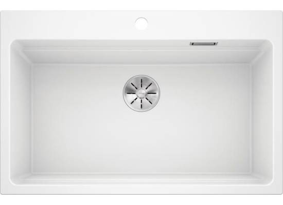 Zlew BLANCO ETAGON 8 biały (korek manual InFino + szyny) (525191) *** zamów wycięcie otworów GRATIS ***