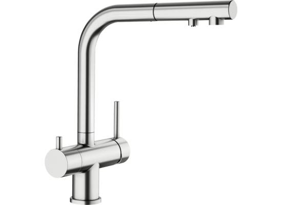 Bateria BLANCO FONTAS-S II w kolorze stali szczotkowanej INOX (525199)
