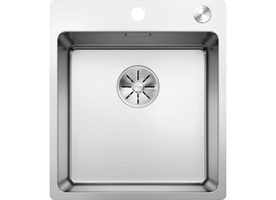 Zlew BLANCO ANDANO 400-IF/A stal polerowana (korek auto InFino PushControl) (525244)