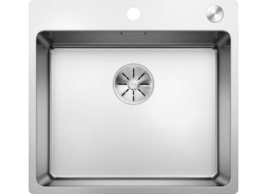 Zlew BLANCO ANDANO 500-IF/A stal polerowana (korek auto InFino PushControl) (525245)