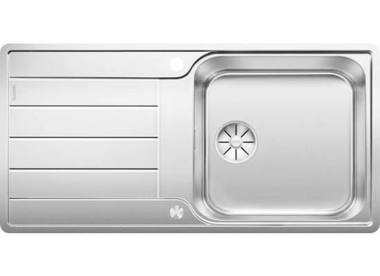Zlew BLANCO CLASSIMO XL 6S-IF stal polerowana (korek auto InFino + sterowanie PushControl) (525327)