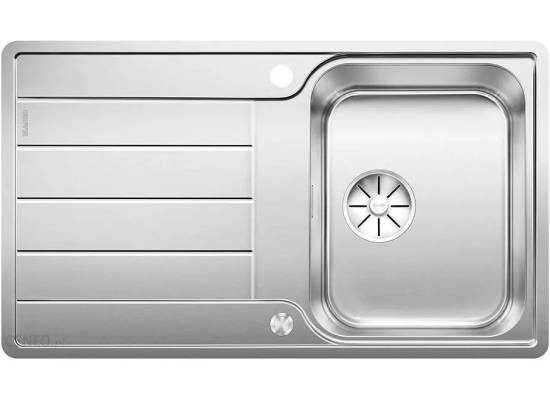 Zlew BLANCO CLASSIMO 45S-IF stal polerowana (korek auto InFino + sterowanie PushControl) (525330)