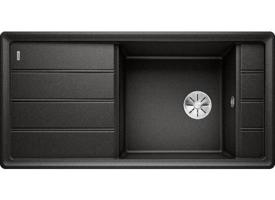 Zlew BLANCO FARON XL 6S czarny (korek manual InFino) (525896) *** zamów wycięcie otworów GRATIS ***