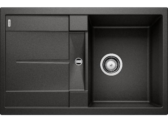 Zlew BLANCO METRA 45S czarny (korek manualny) (525915) *** zamów wycięcie otworów GRATIS ***