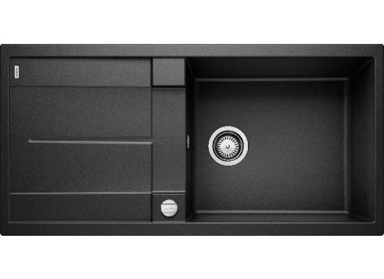 Zlew BLANCO METRA XL 6S czarny (korek auto) (525931) *** zamów wycięcie otworów GRATIS ***