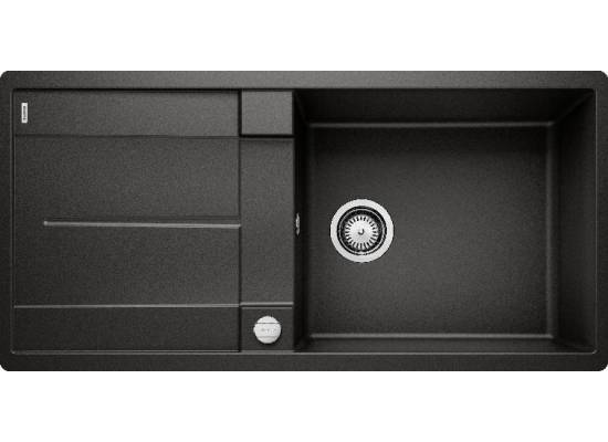 Zlew BLANCO METRA XL 6S-F czarny (korek auto) (525933) *** zamów wycięcie otworów GRATIS ***