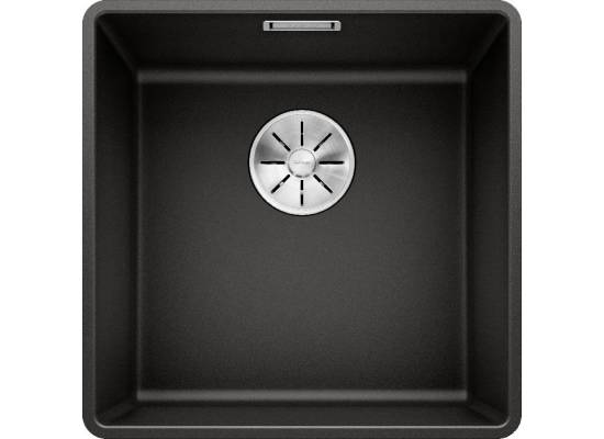 Zlew BLANCO SUBLINE 400-F czarny (korek manual InFino) (525988)