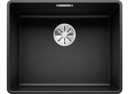 Zlew BLANCO SUBLINE 500-F czarny (korek manual InFino) (525994)