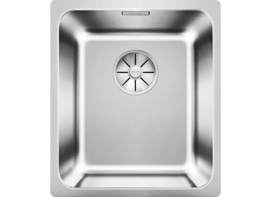 Zlew BLANCO SOLIS 340-U stal szczotkowana INOX (korek manual InFino) (526115)