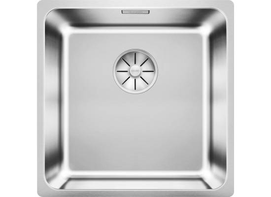 Zlew BLANCO SOLIS 400-U stal szczotkowana INOX (korek MANUAL InFino) (526117)