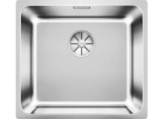 Zlew BLANCO SOLIS 450-U stal szczotkowana INOX (korek manual InFino) (526120)