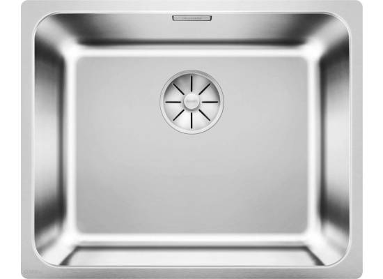 Zlew BLANCO SOLIS 500-IF stal szczotkowana INOX (korek manual InFino) (526123)