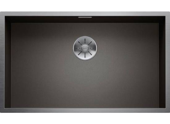 Zlew BLANCO ZEROX 700-U stal DARK STEEL (korek manual InFino) (526244)