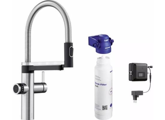 Bateria BLANCO EVOL-S PRO DRINK.FILTER PVD steel (stal szczotkowana INOX) (526311)