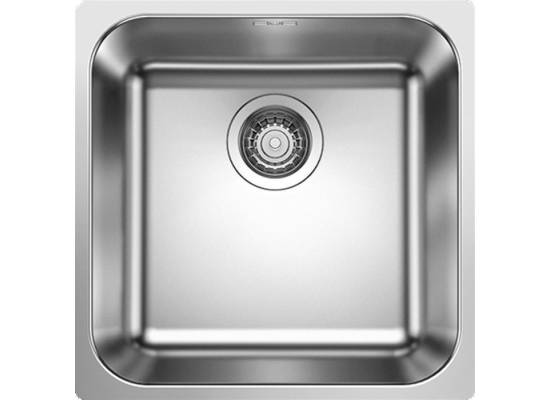 Zlew BLANCO SUPRA 400-IF stal szczotkowana INOX (korek MANUAL) (526350)