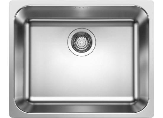 Zlew BLANCO SUPRA 500-IF stal szczotkowana INOX (korek MANUAL) (526351)