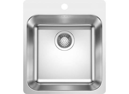 Zlew BLANCO SUPRA 400-IF/A stal szczotkowana INOX (korek MANUAL) (526352)