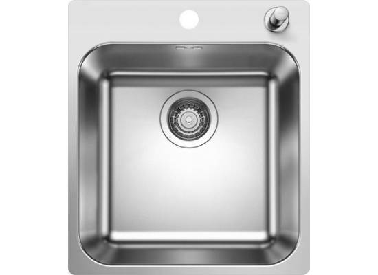 Zlew BLANCO SUPRA 400-IF/A stal szczotkowana INOX (korek AUTO) (526353)