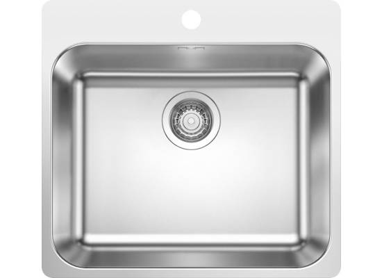 Zlew BLANCO SUPRA 500-IF/A stal szczotkowana INOX (korek MANUAL) (526354)