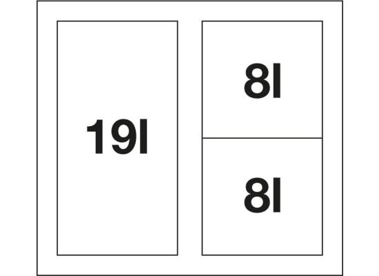 Sortownik odpadów BLANCO FLEXON II Low 50/3 (526640)
