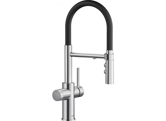 Bateria BLANCO CATRIS-S FLEXO FILTER PVD steel (powłoka stal szczotkowana INOX) (526706)