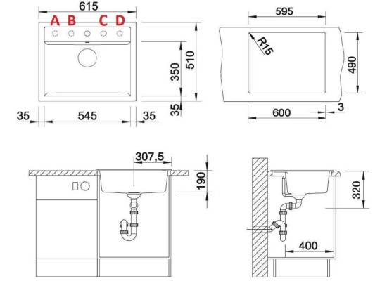 Zlew BLANCO DALAGO 6 KAWOWY (korek auto) (515066) *** zamów wycięcie otworów GRATIS ***