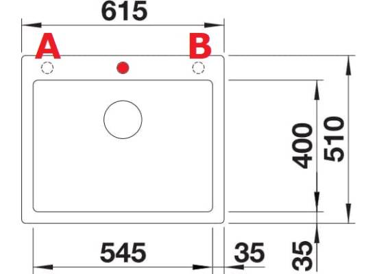 Zlew BLANCO PLEON 6 czarny (korek manualny InFino) (525953) *** zamów wycięcie otworów GRATIS ***