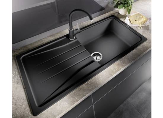 Zlew BLANCO SONA XL 6S czarny (525977) *** zamów wycięcie otworów GRATIS ***