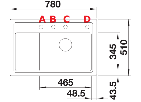 Zlew BLANCO ZENAR XL 6S COMPACT prawa antracyt (korek auto InFino) (523774) *** zamów wycięcie otworów GRATIS ***